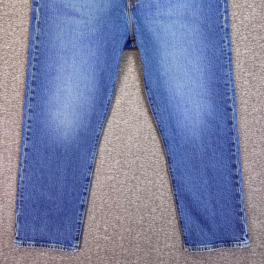 Levis Premium Jeans Womens 34x25 Blue Wedgie Straight High Rise Button Fly Denim - Picture 8 of 16